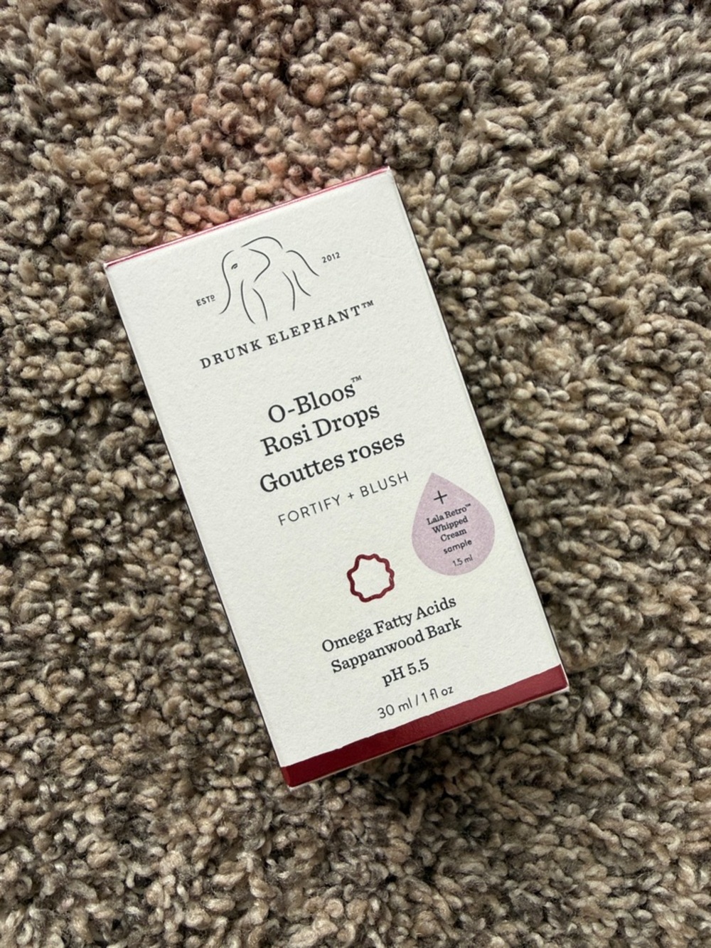 NEW Drunk Elephant O-Bloos Rosi Drops Moisturizer + Blush Rosy